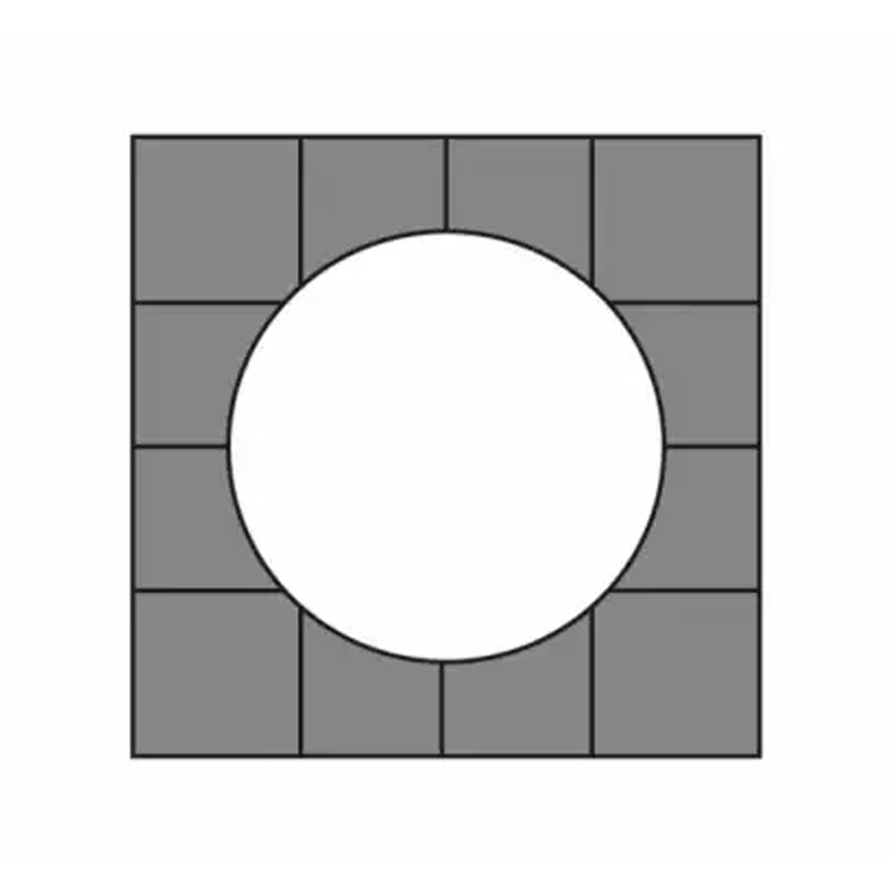 Fallschutzplatten-System für Kids Tramp "Kindergarten Loop" & "Playground Loop"
