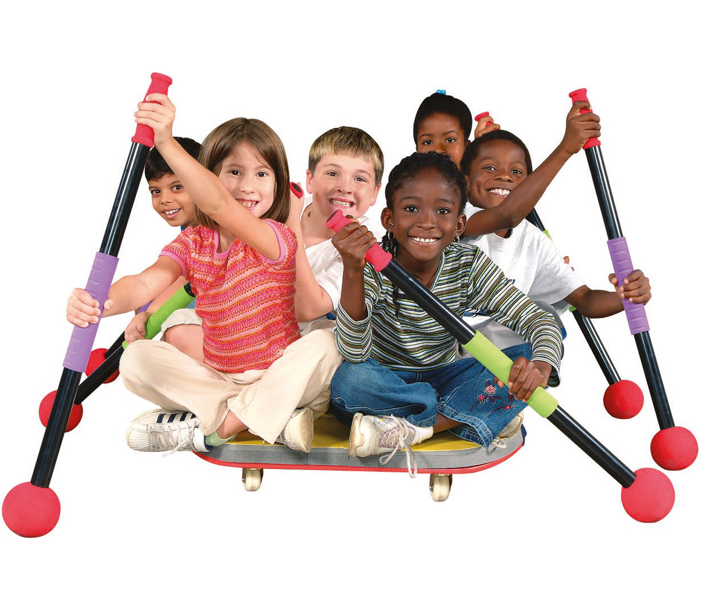 Rollbrett-Stechpaddel Set