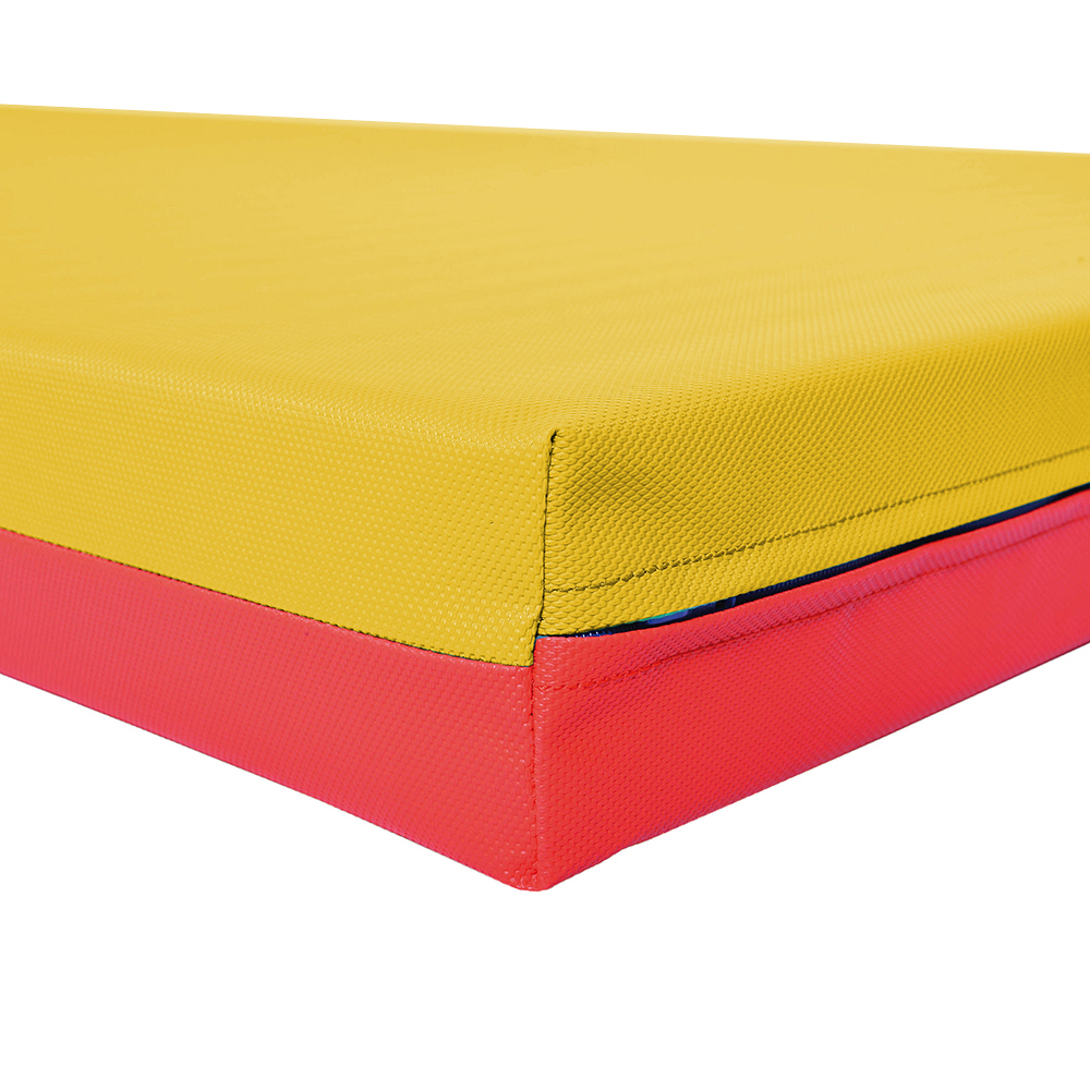 Super-Leichtturnmatte FUN soft RG 35_Detail_gelb-rot