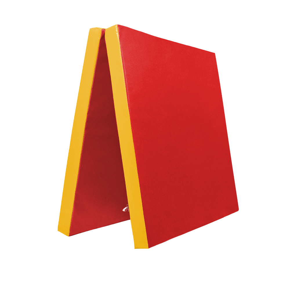  FUN klappbare Turn- und Spielmatte RG80_ 100x200 cm_rot-gelb