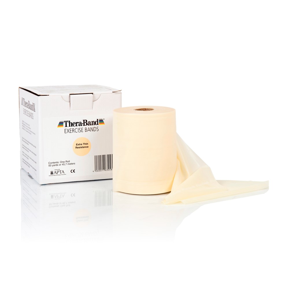 Theraband-45,5m-Rolle-beige