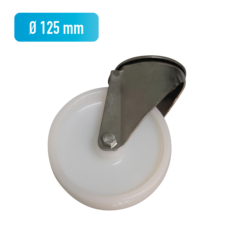 Schwerlastlenkrolle, Ø 125 mm