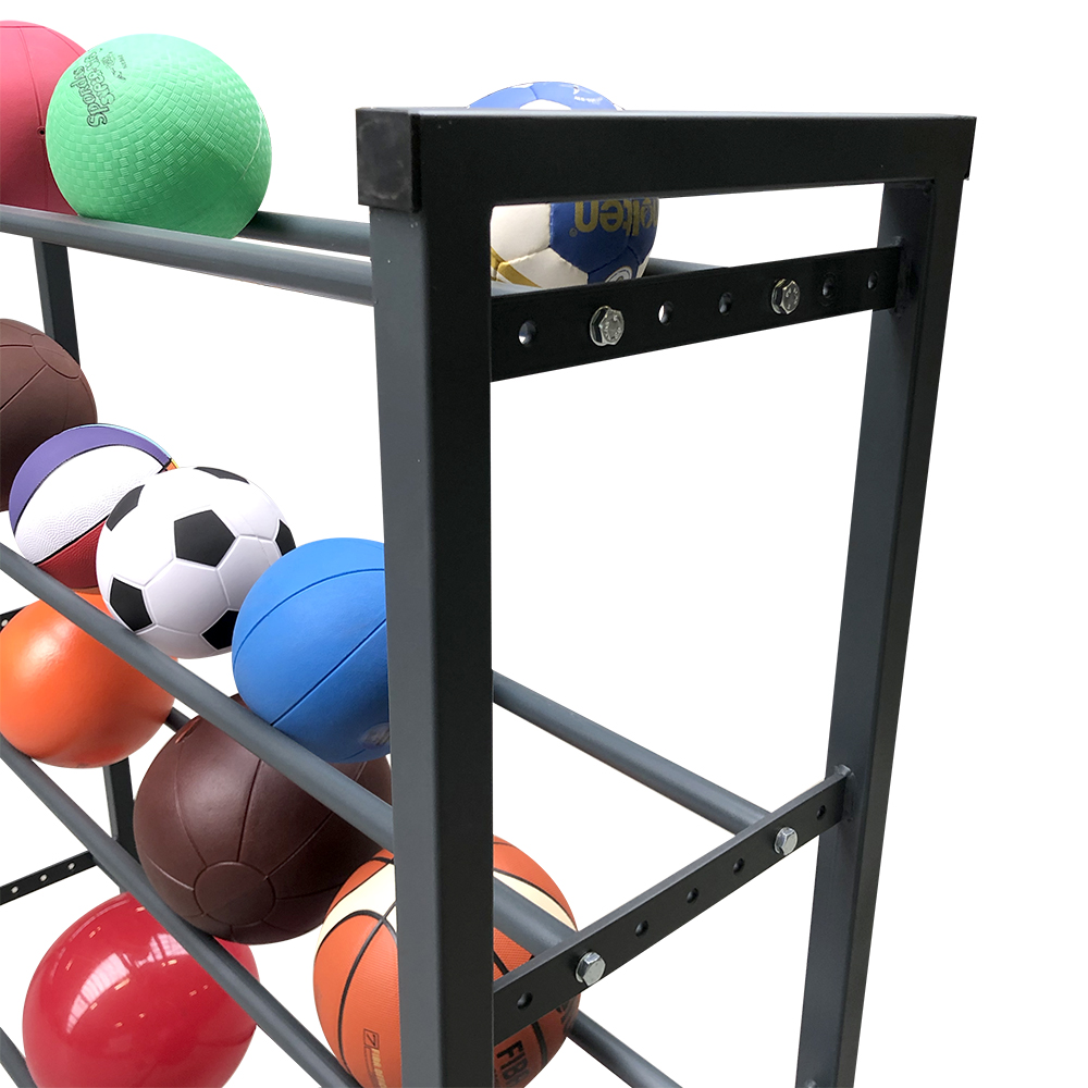 Grevinga® Ballregal mit Lenkrollen - Bild 2 - Vergrößern