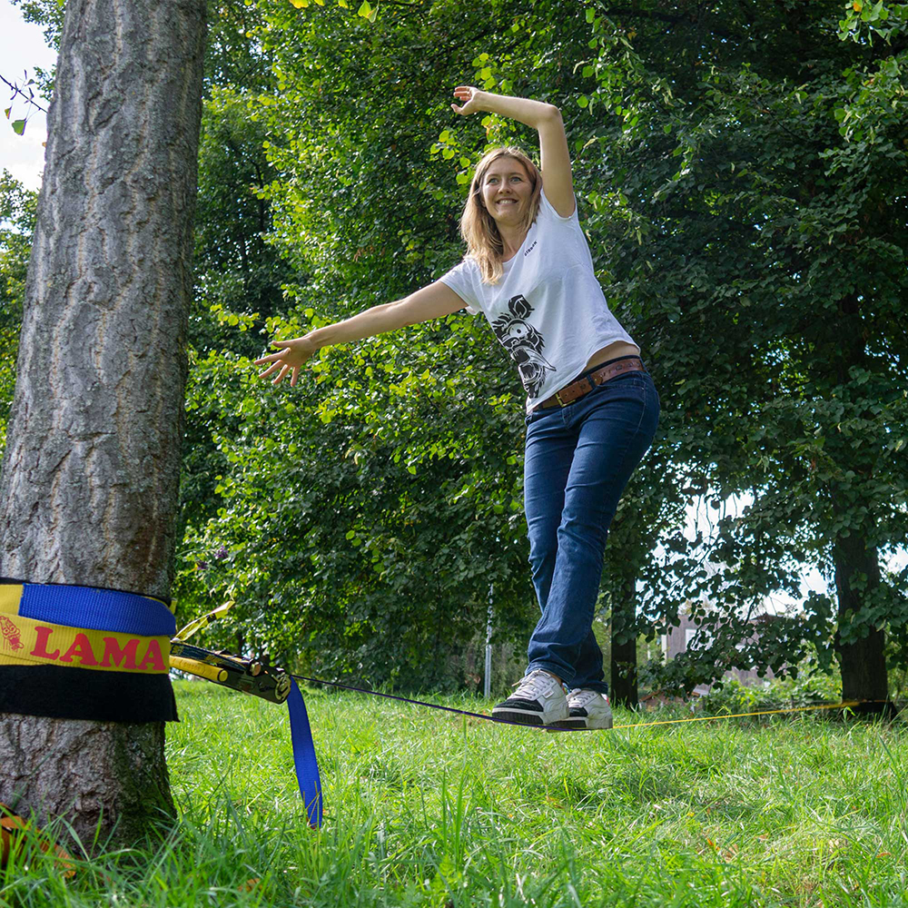 Gibbon® Slackline "BananaLama" Treewear Set - Bild 2 - Vergrößern