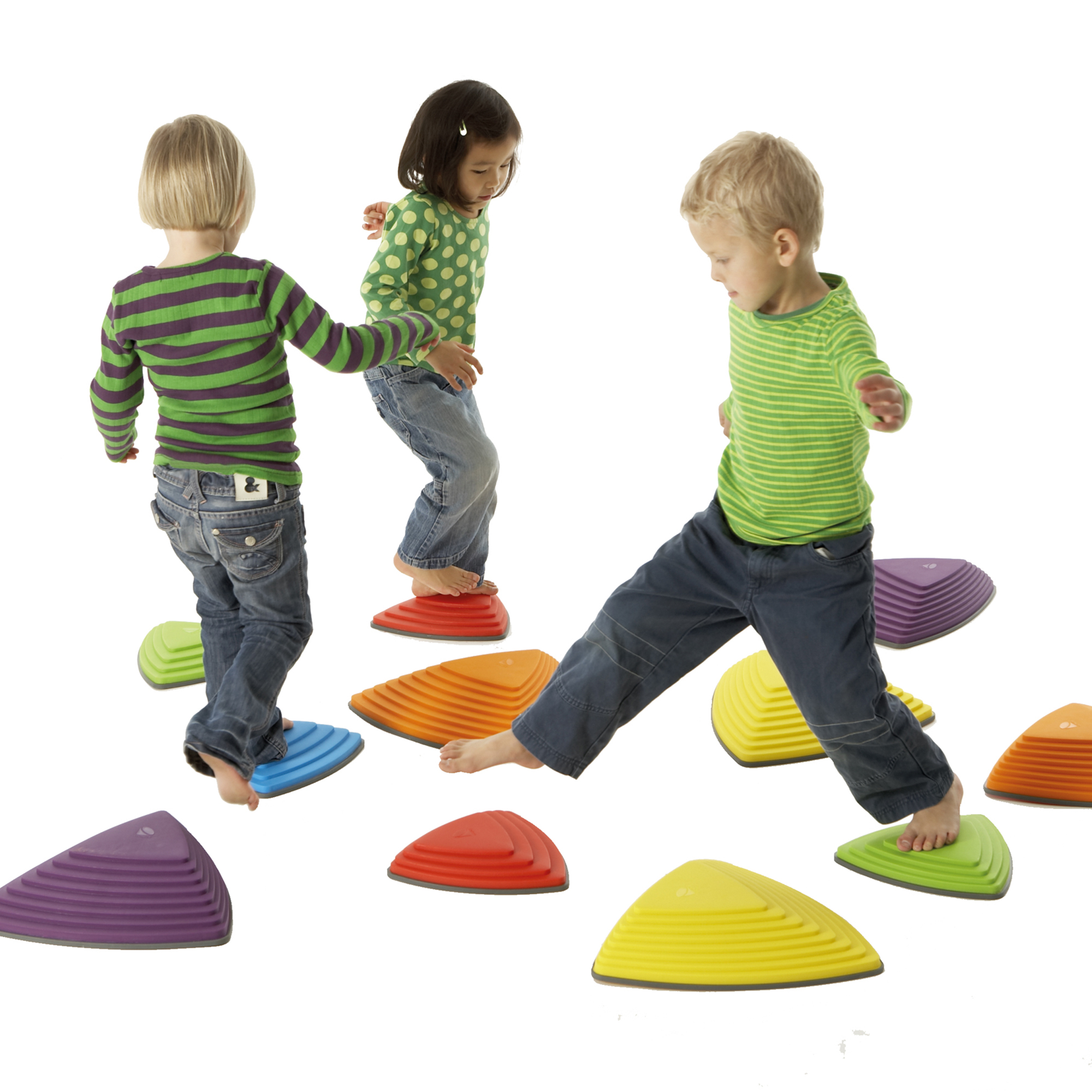 Gonge Flusssteine / Balanciersteine  - 6er Set - Bild 2 - Vergrößern