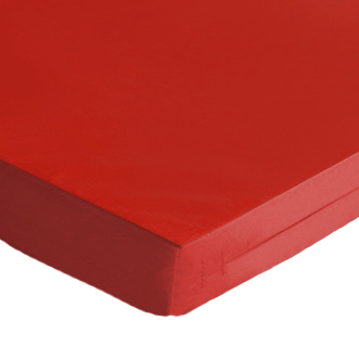 FUN Klappbare Turnmatte KLiPP-KLAPP RG 35 Block Farbecke_rot