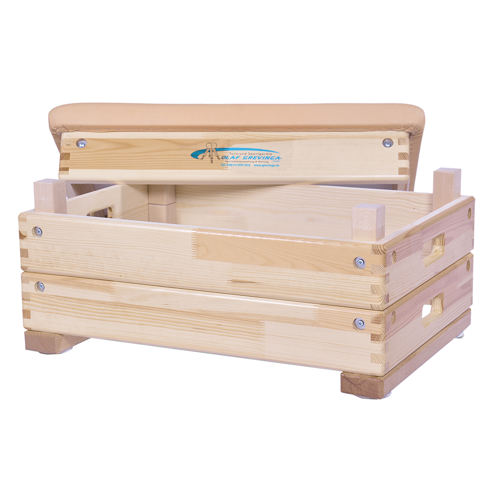 Sprungkasten klein aus Kiefernholz - verschiedene Ausführungen - Bild 2 - Vergrößern