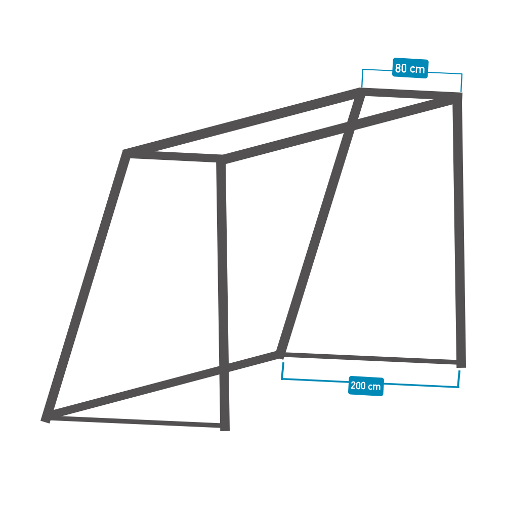 Fußball-Tornetz, wabenförmig (Paar) - Bild 2 - Vergrößern