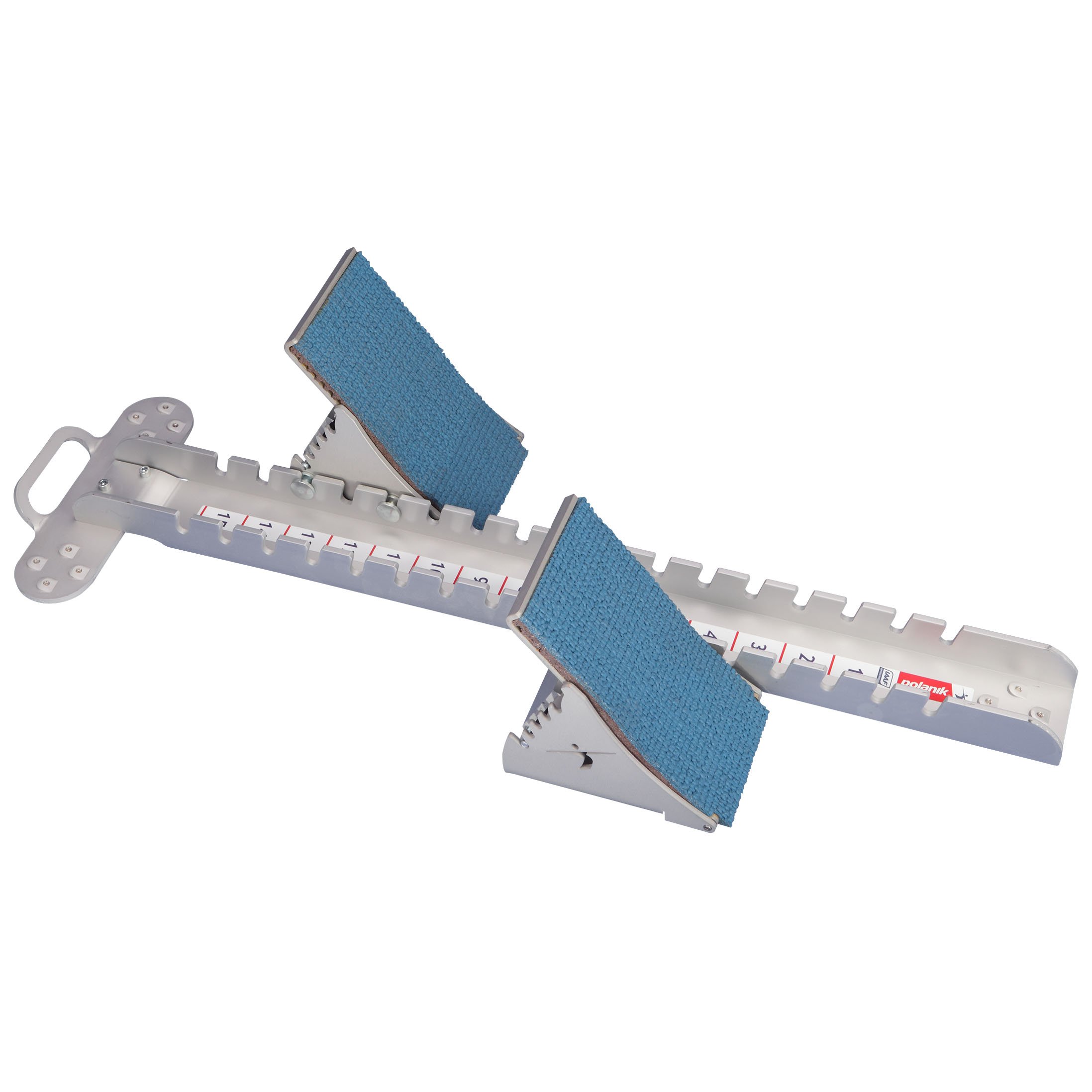 Polanik Wettkampfstartblock aus Aluminium – Extra-hohe Pedale