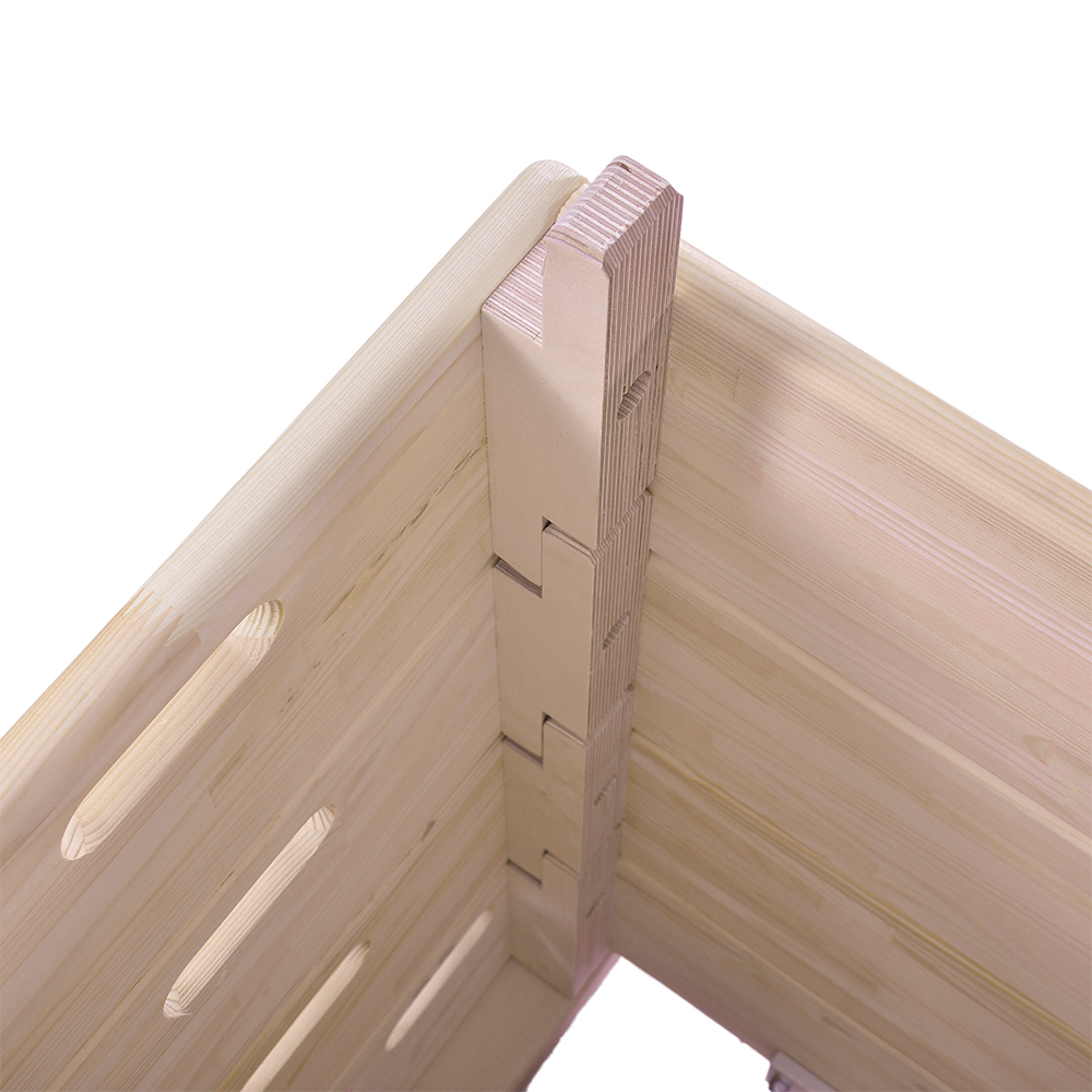 Sprungkasten groß aus Kiefernholz - versch. Ausführungen - Bild 4 - Vergrößern