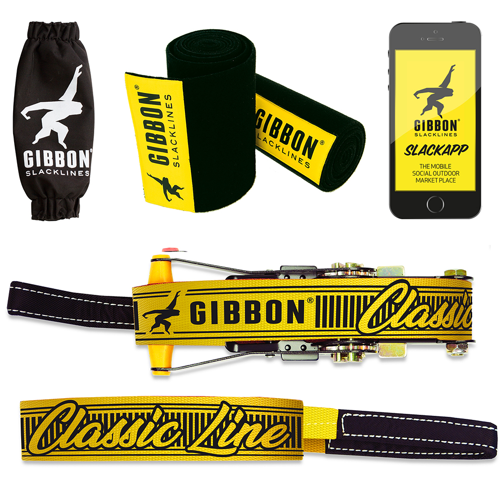 Gibbon® Slackline "Classic Line X13" Treewear Set - Bild 4 - Vergrößern