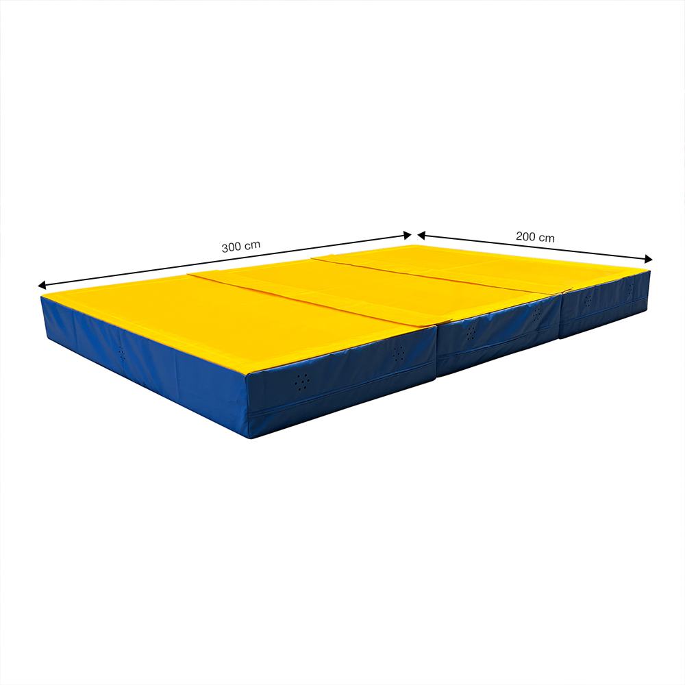 Oberseite Weichboden Bouldermatten-Set mit Vermaßung