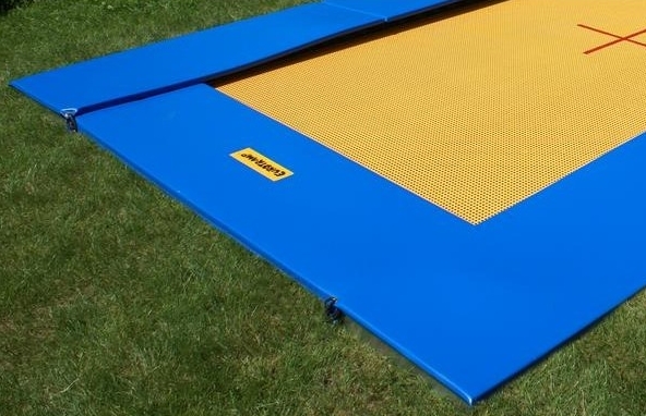 Rahmenpolster-Ganzabdeckung für Eurotramp Bodentrampolin - Bild 2 - Vergrößern