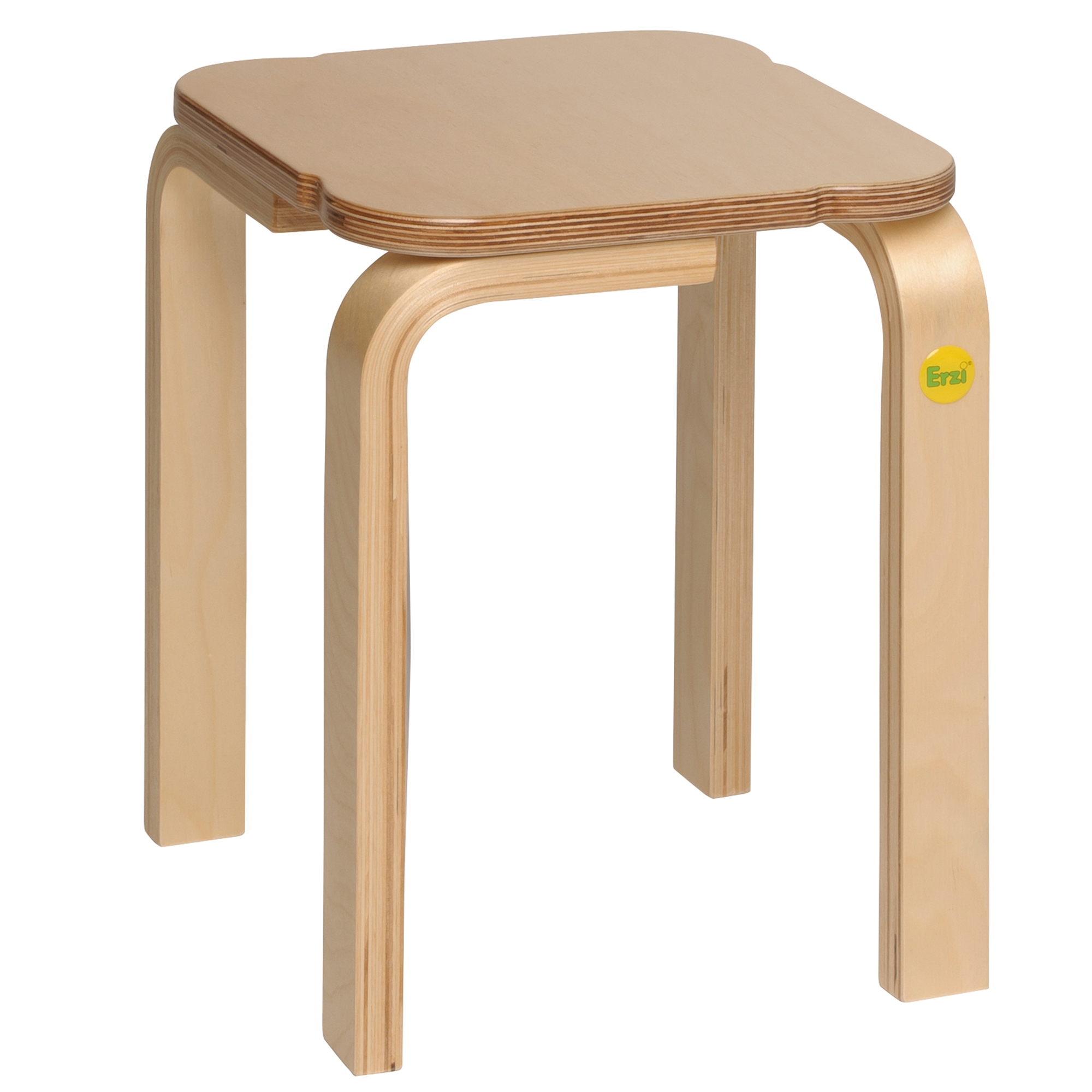 Erzi® Hocker aus Formholz - Bild 1 - Vergrößern
