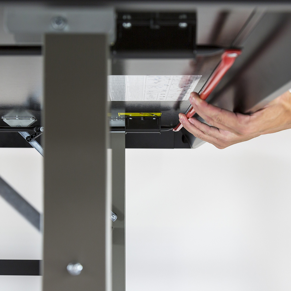 Sponeta® Tischtennistisch - S7-Line Halbautomatik-Untergestell - Bild 4 - Vergrößern