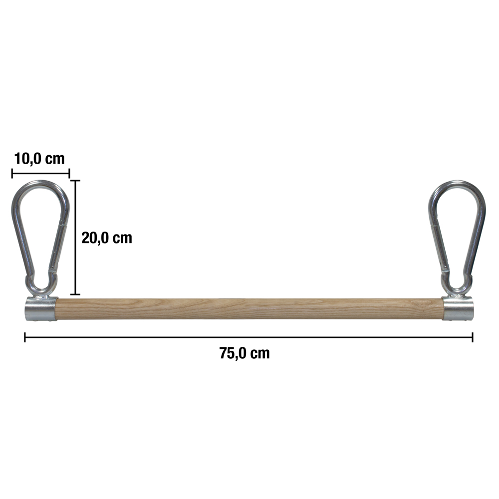 Trapezstange aus Holz