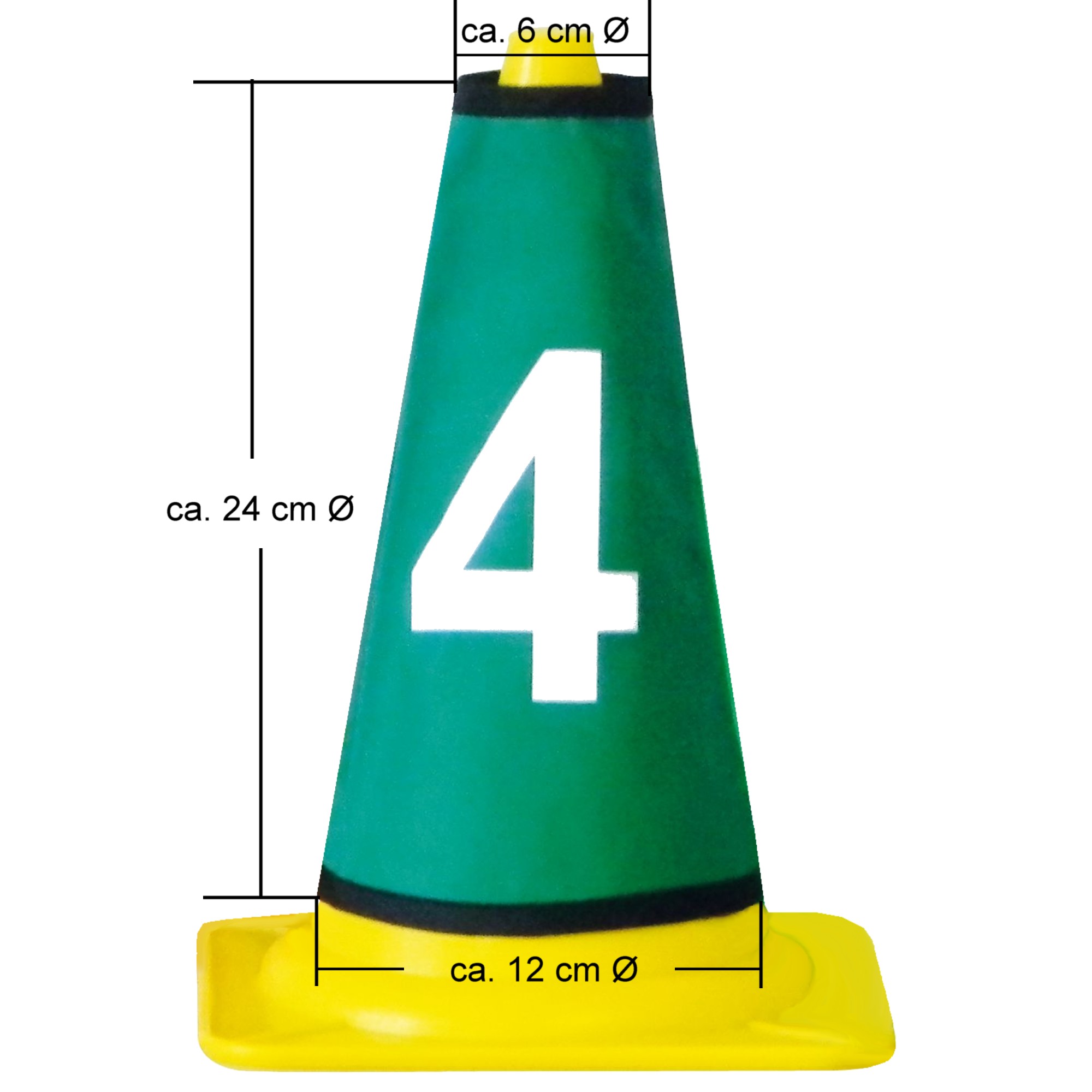 Zahlenhauben für Markierungskegel - Bild 3 - Vergrößern