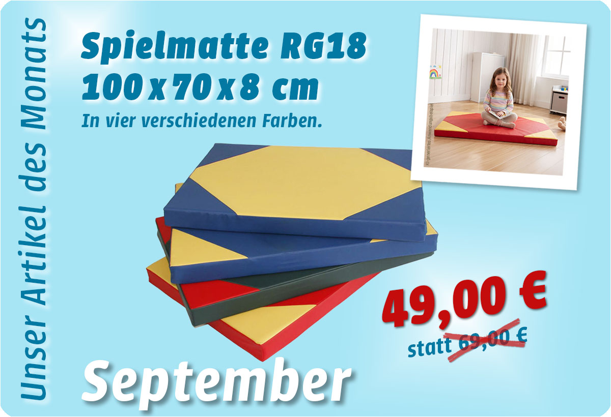 Oktober Roni-Kids Matte Dreiecke