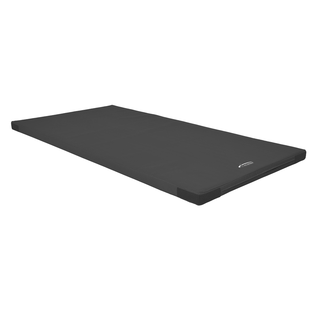 Super-Leichtturnmatte 200x100 cm Klett- und Flauschecken_schwarz