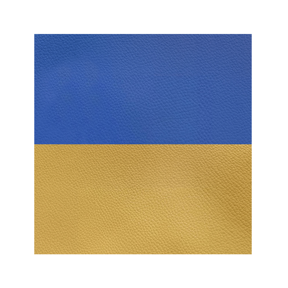 Roni-Kids Stoffmuster blau-gelb
