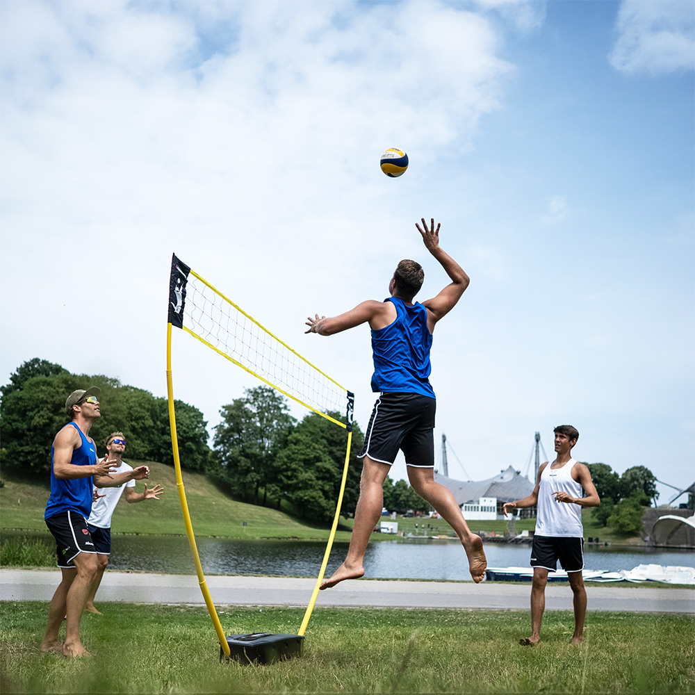 3 in 1 Set für Volleyball, Badminton & Tennis (Set) - Bild 3 - Vergrößern