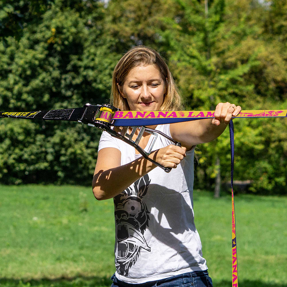 Gibbon® Slackline "BananaLama" Treewear Set - Bild 7 - Vergrößern
