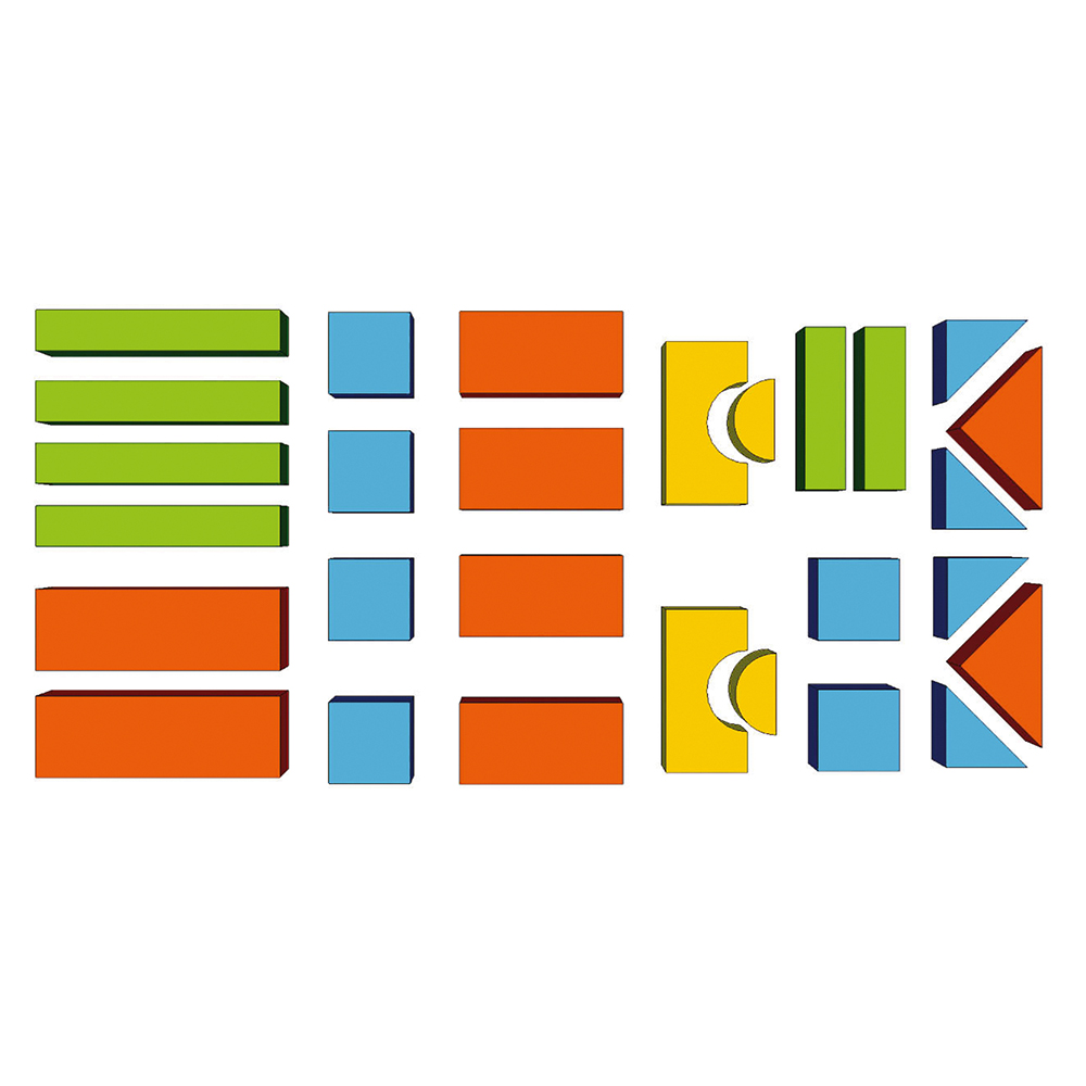 28-teiliger Bausteinsatz MINI - Bild 3 - Vergrößern