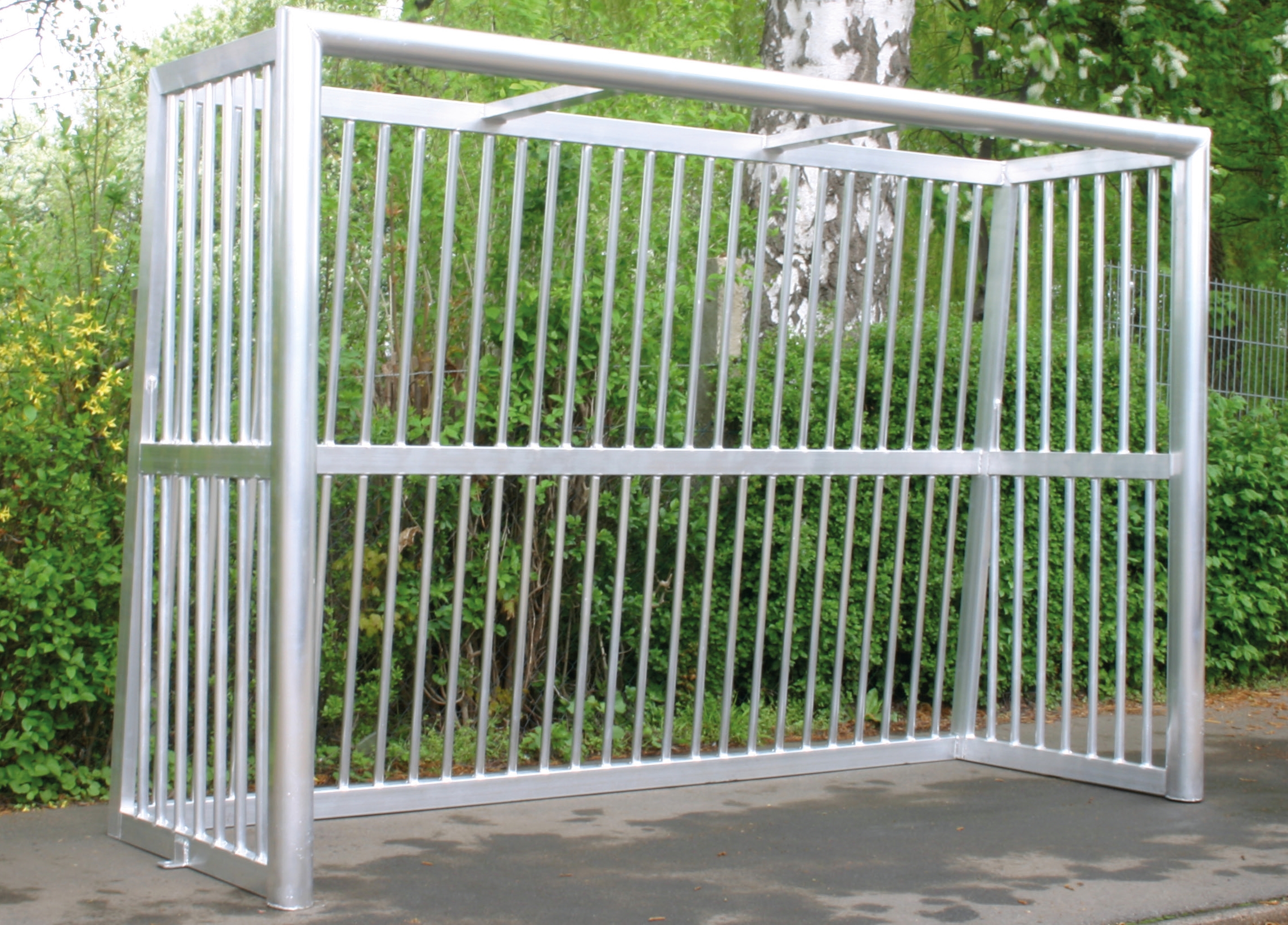 Bolzplatztor aus Alu, vollverschweißt