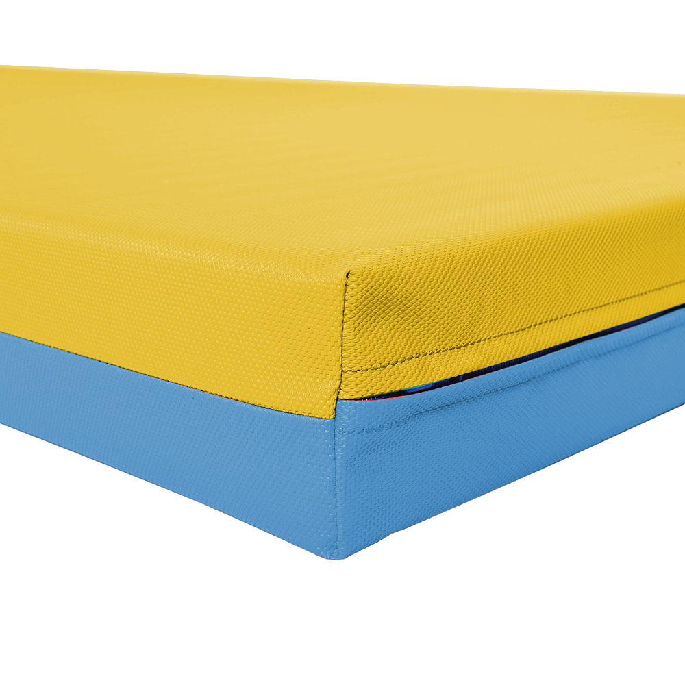 Super-Leichtturnmatte FUN soft RG 35_Detail_gelb-blau
