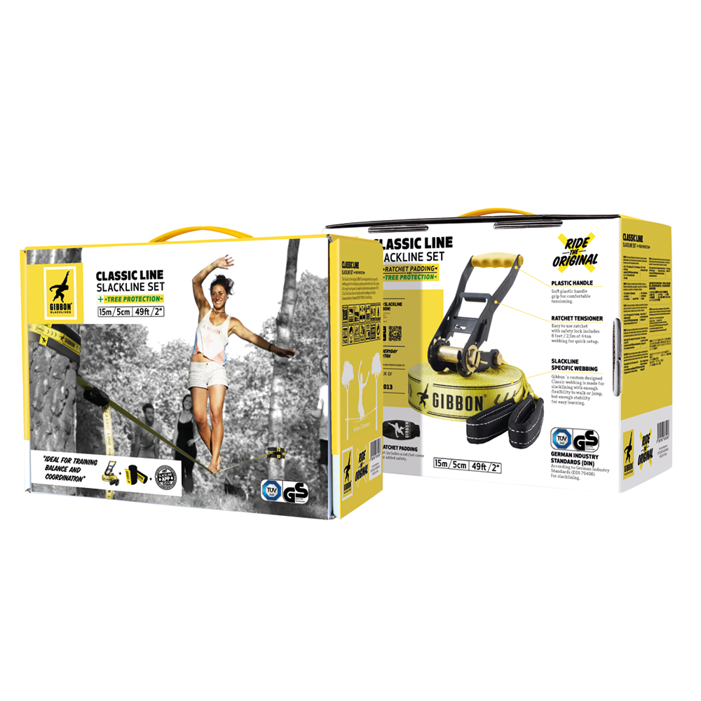Gibbon® Slackline "Classic Line X13" Treewear Set - Bild 2 - Vergrößern