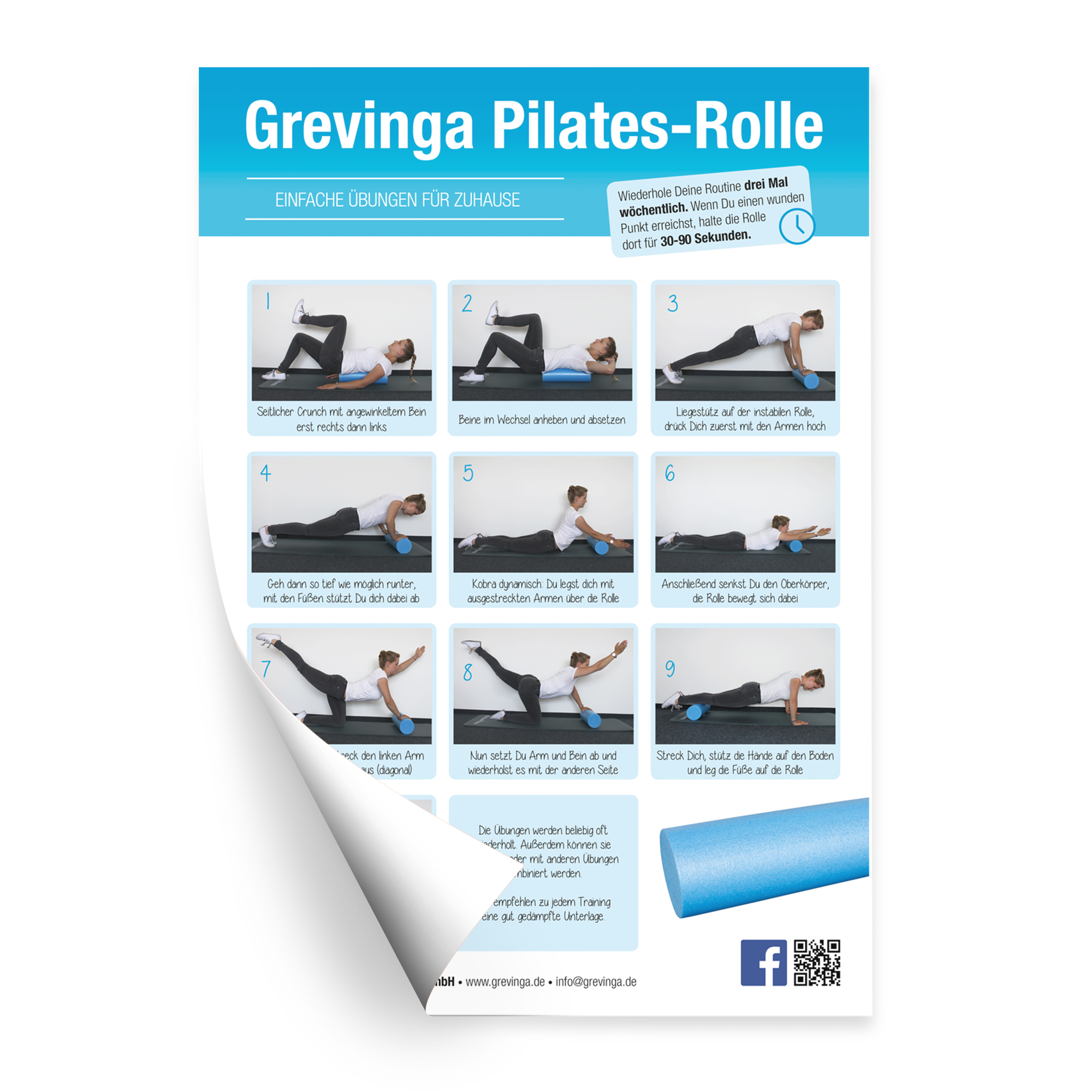 COMFY® Pilates Rolle - Bild 2 - Vergrößern