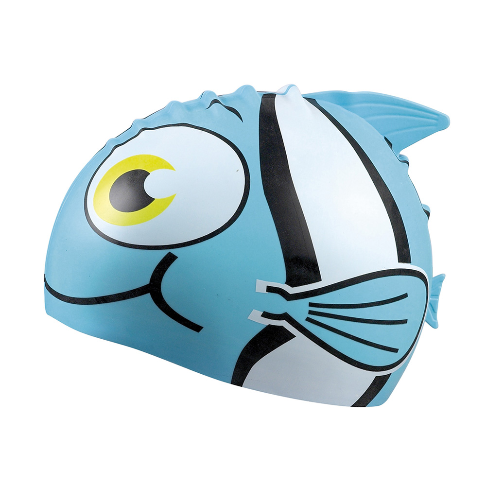 Beco-Silikon-Badekappe-Tiermotiv-blau