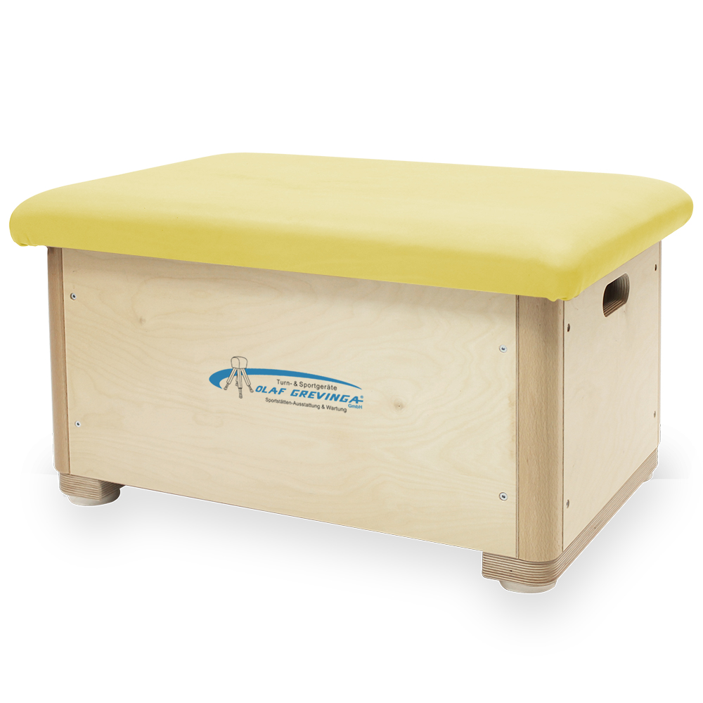 Sprungkasten klein aus Birke-Multiplex (farbig) - verschiedene Ausführungen - Bild 1 - Vergrößern