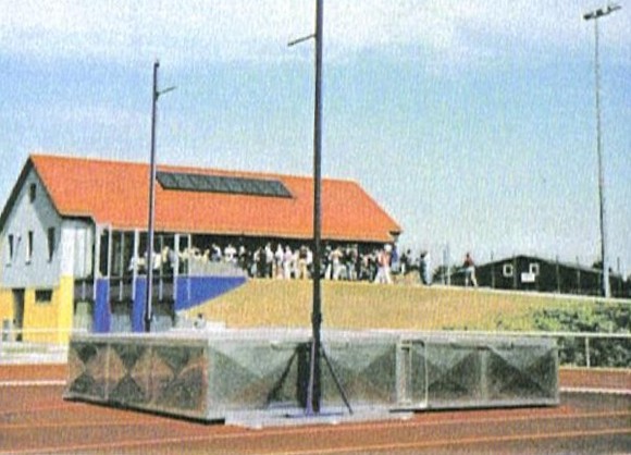 Fahrbare Alu-Sicherheits-Abdeckung, Stabhochsprung (Preis pro m²)