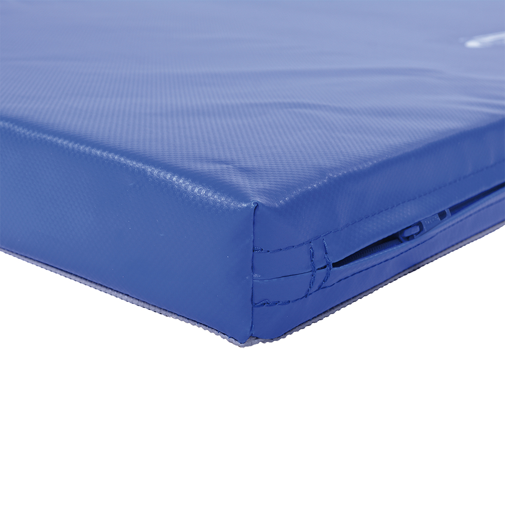 Gymnastikmatte ULTRA FIT -Detail Reissverschluss blau