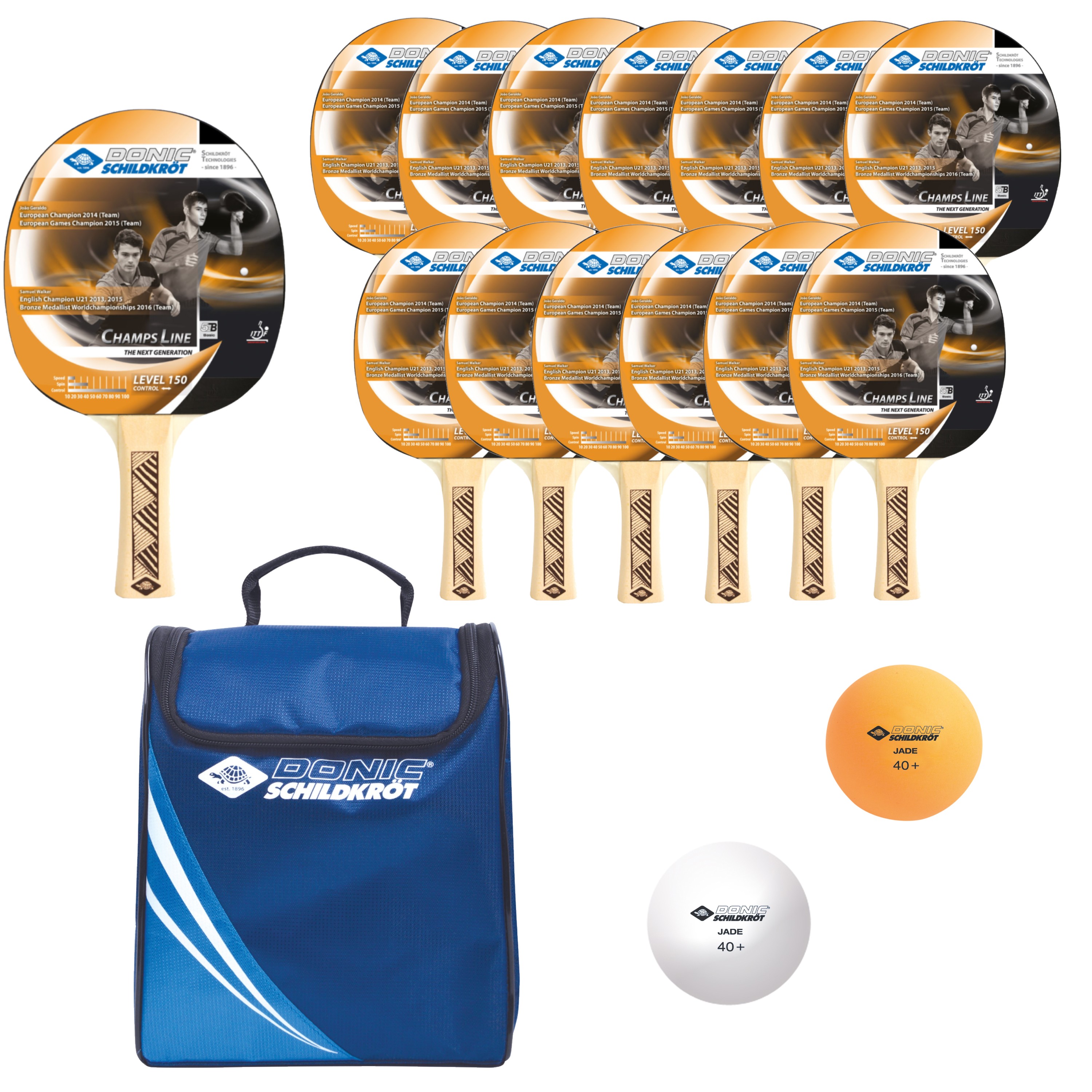 DONIC Schildkröt® Tischtennis Schulset Champs Line 150