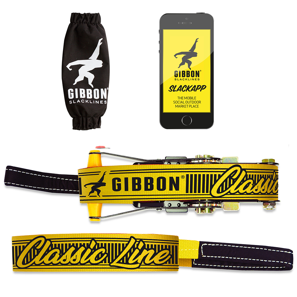 Gibbon® Slackline "Classic Line X13" Treewear Set - Bild 3 - Vergrößern