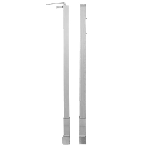 Alu-Badminton-Pfosten mit innenliegender Spann-Mechanik