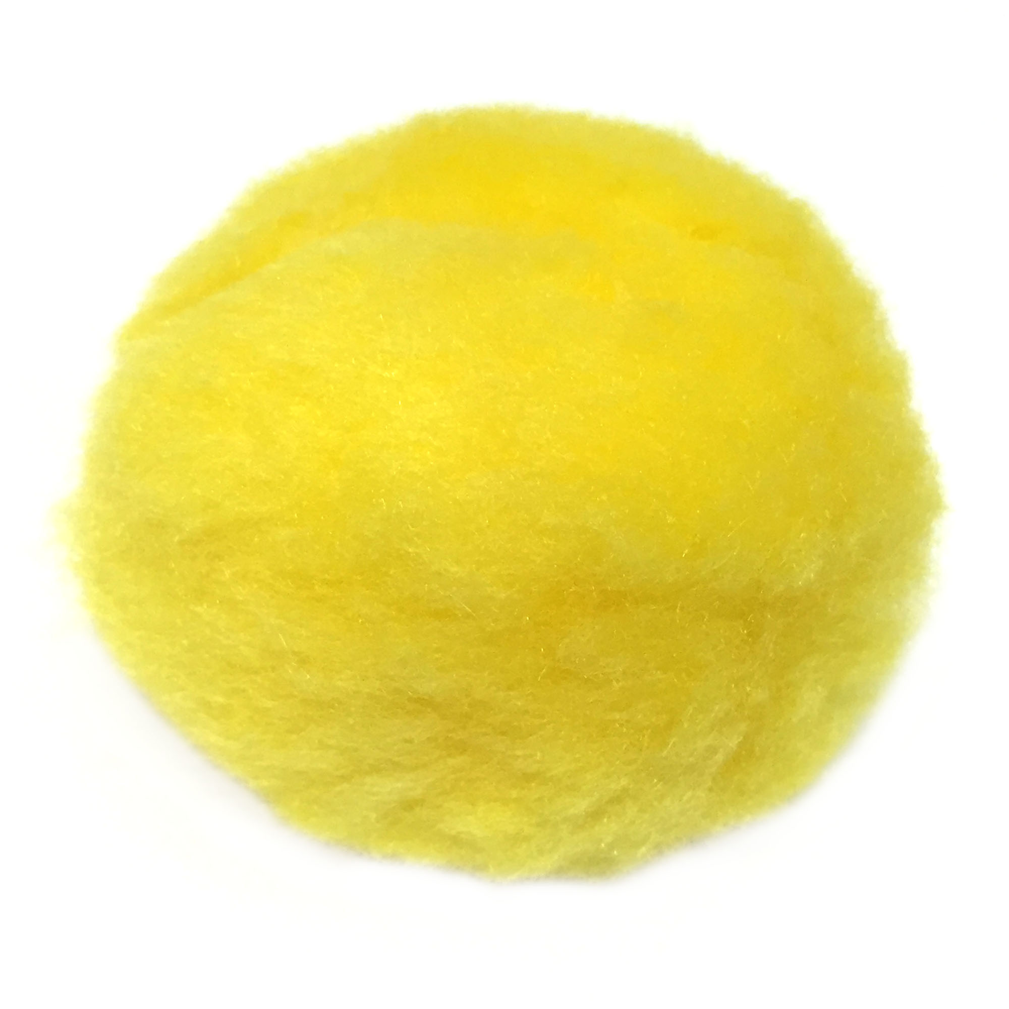 Flauschbälle – 12er Set gelb - Bild 2 - Vergrößern