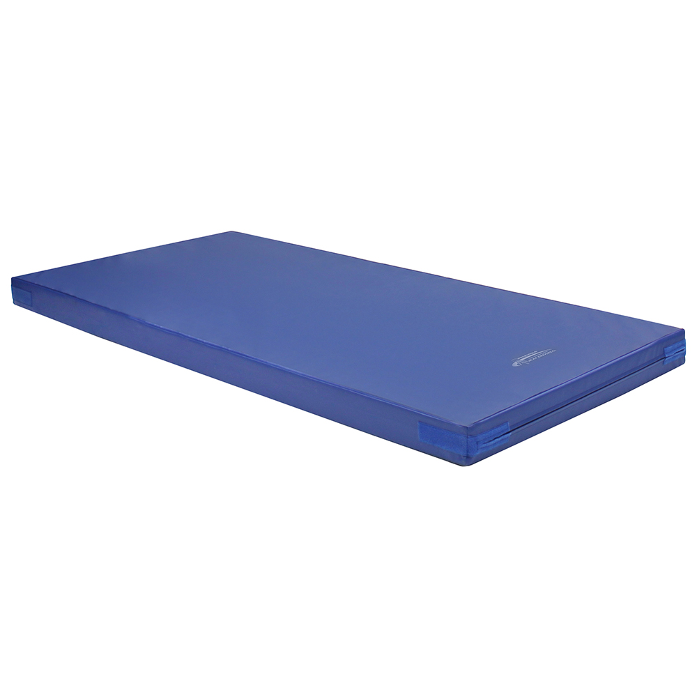 Fallschutzmatte Safety Duo 200x100 cm Klett- und Flauschecken_blau
