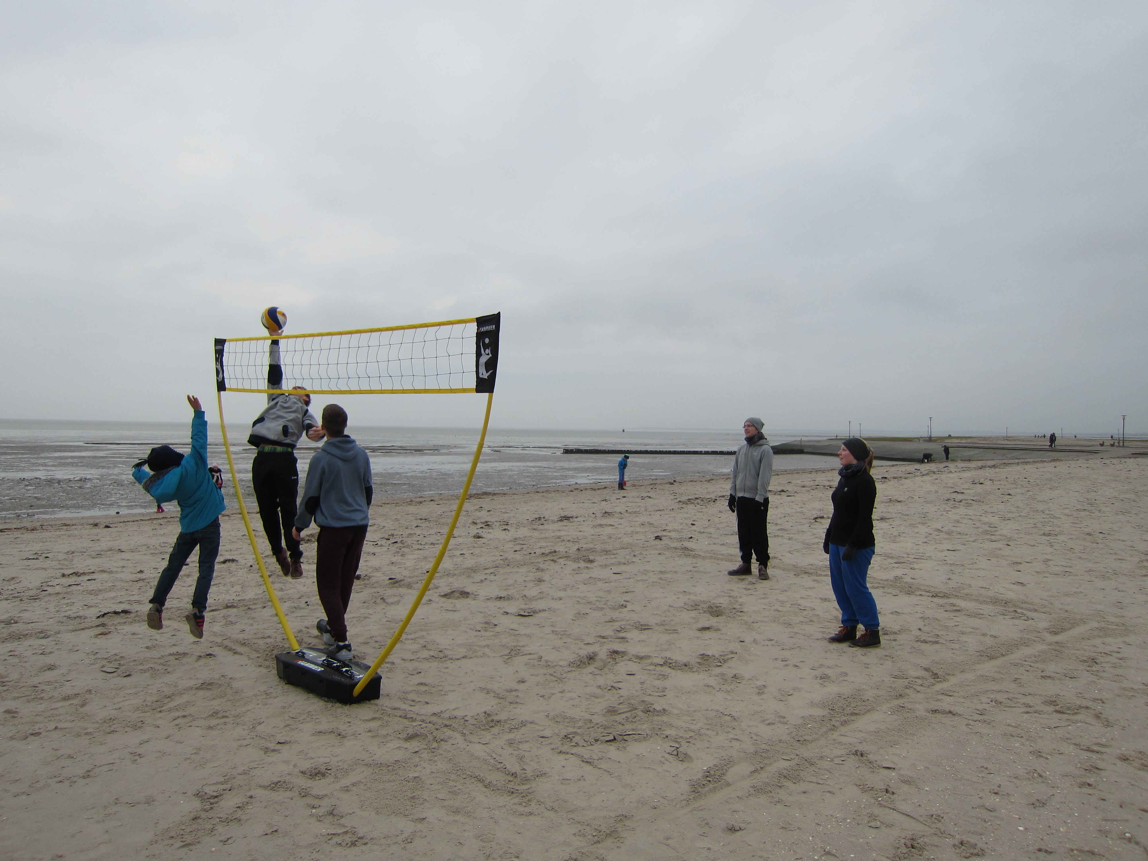 3 in 1 Set für Volleyball, Badminton & Tennis (Set) - Bild 5 - Vergrößern