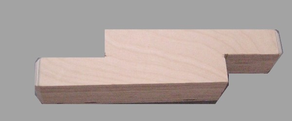 Eckklotz für mehrteilige Sprungkästen