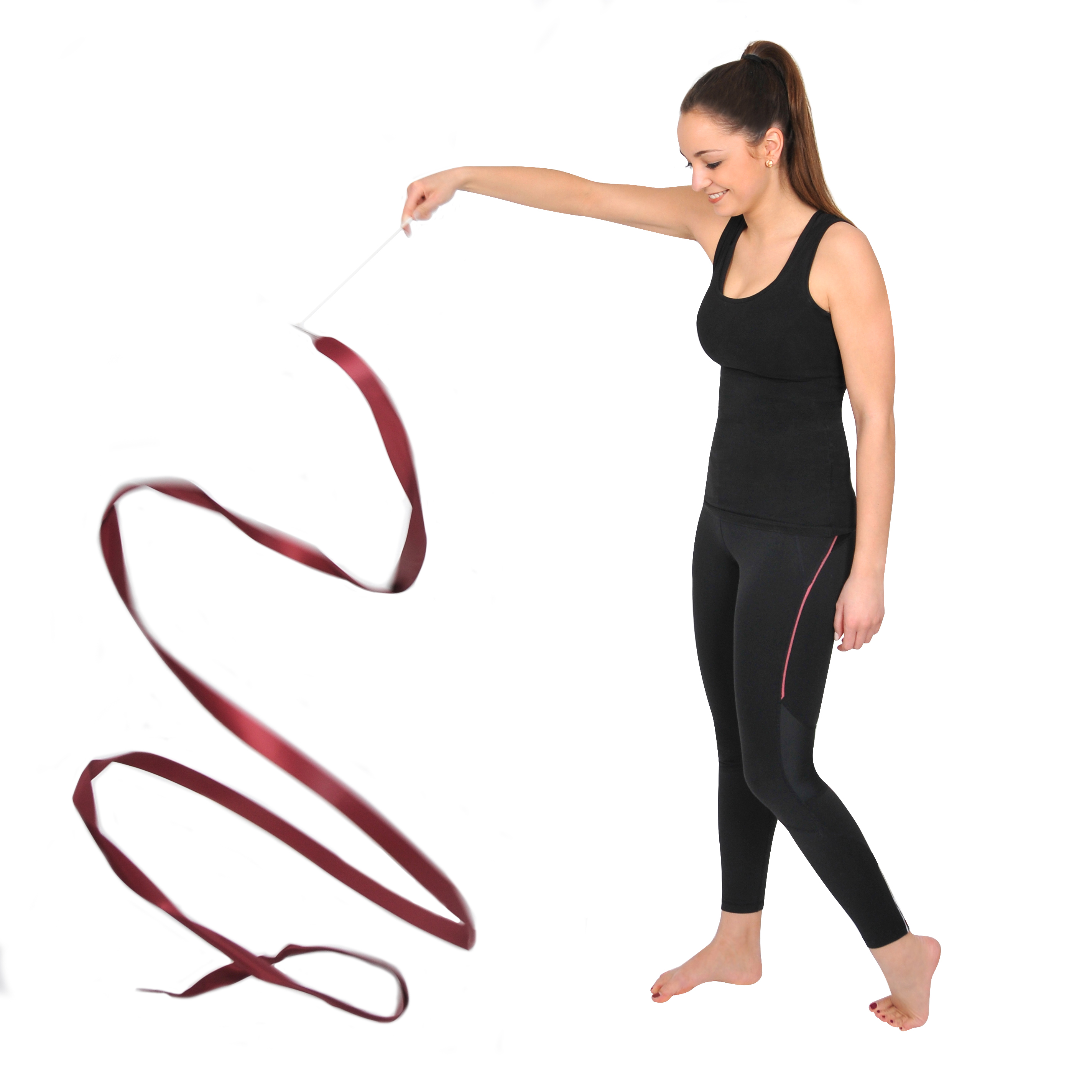 Gymnastikband, 6 m lang, 4 cm