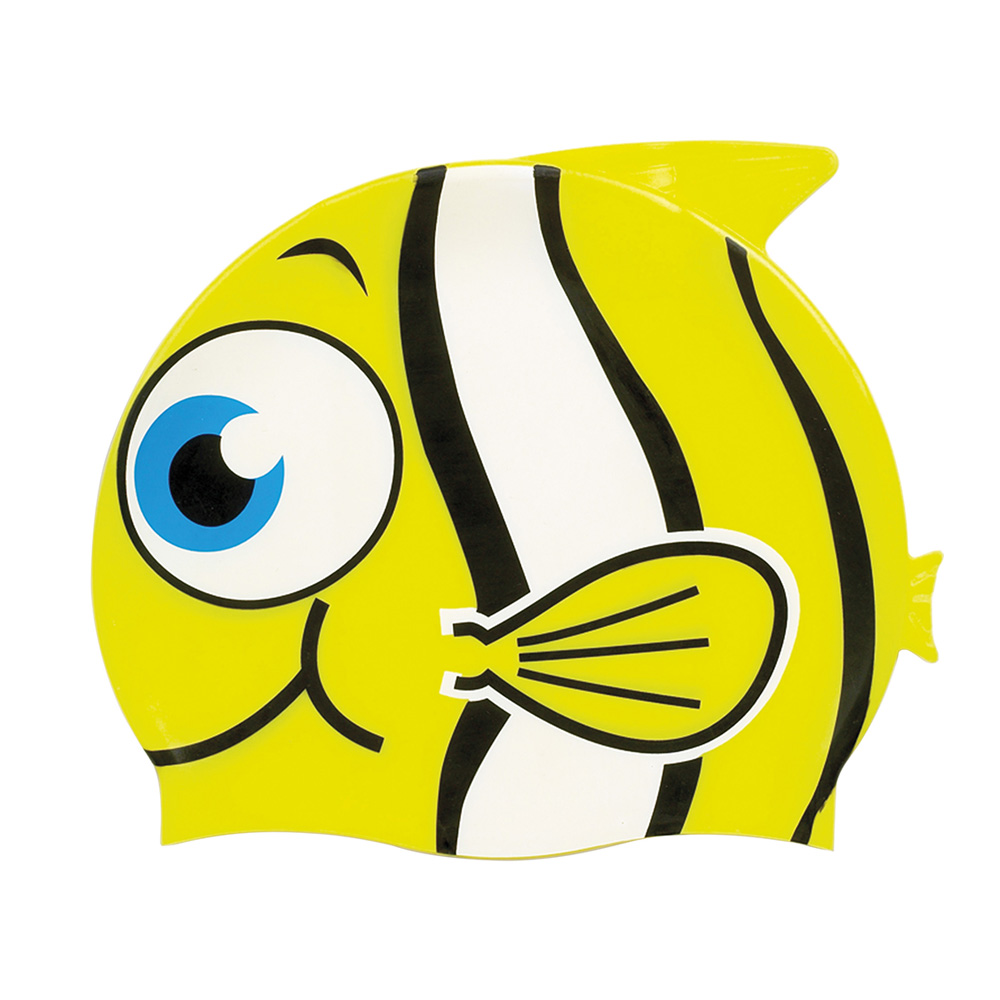 Beco-Silikon-Badekappe-Tiermotiv-gelb