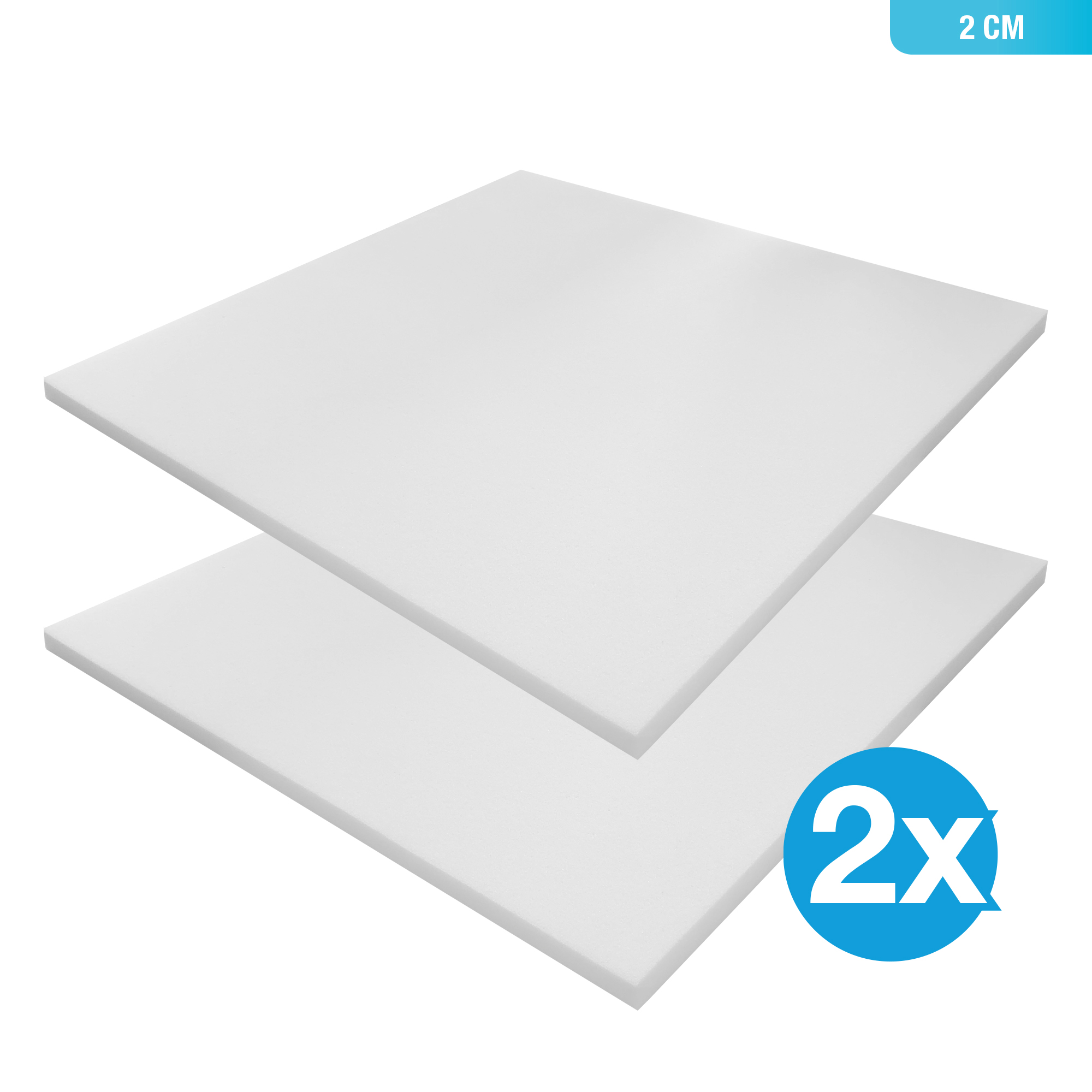 PUR-Schaumstoffplatten Sets (RG 35) - 45 x 45 cm Zuschnitt