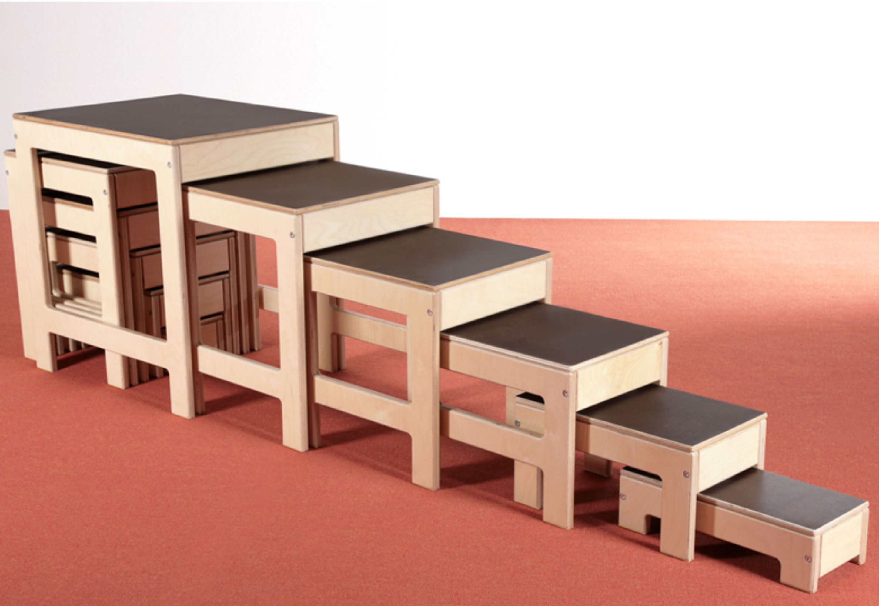 Hockertreppe 11-teilig - Bild 2 - Vergrößern