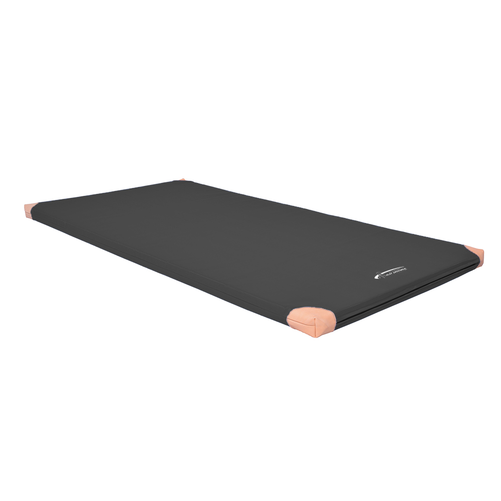 Turnmatte Supersoft Kima RG 22-200x100 cm Lederecken_schwarz