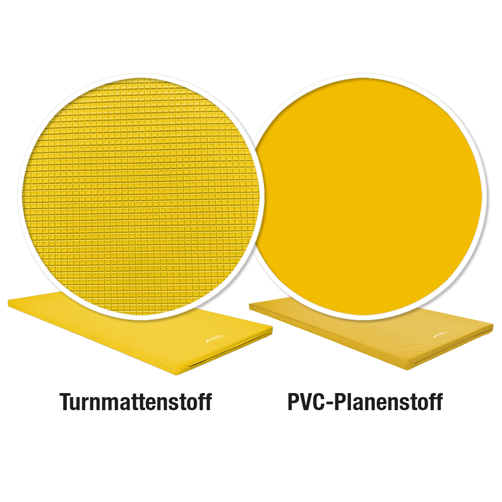 Turnmatten- u PVC-Planenstoff_gelb