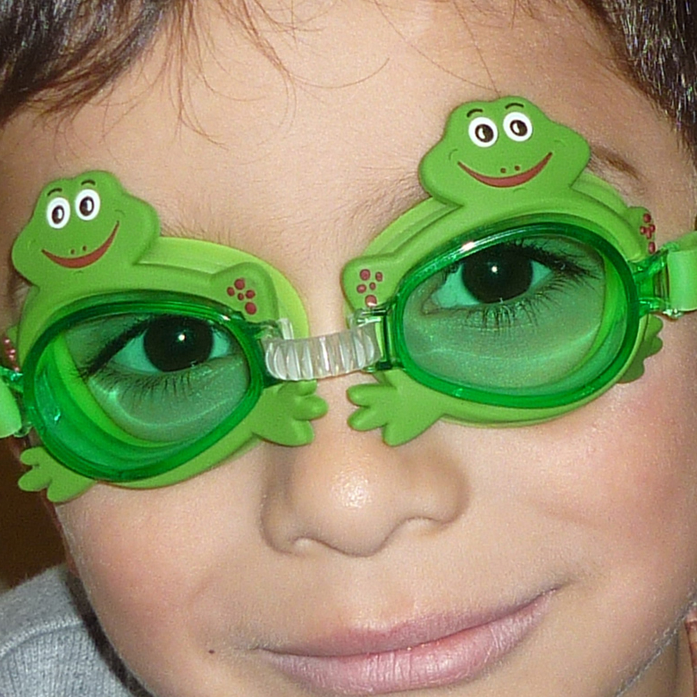 Schlori-Schwimmbrille inkl. Ohrstöpsel - Bild 2 - Vergrößern