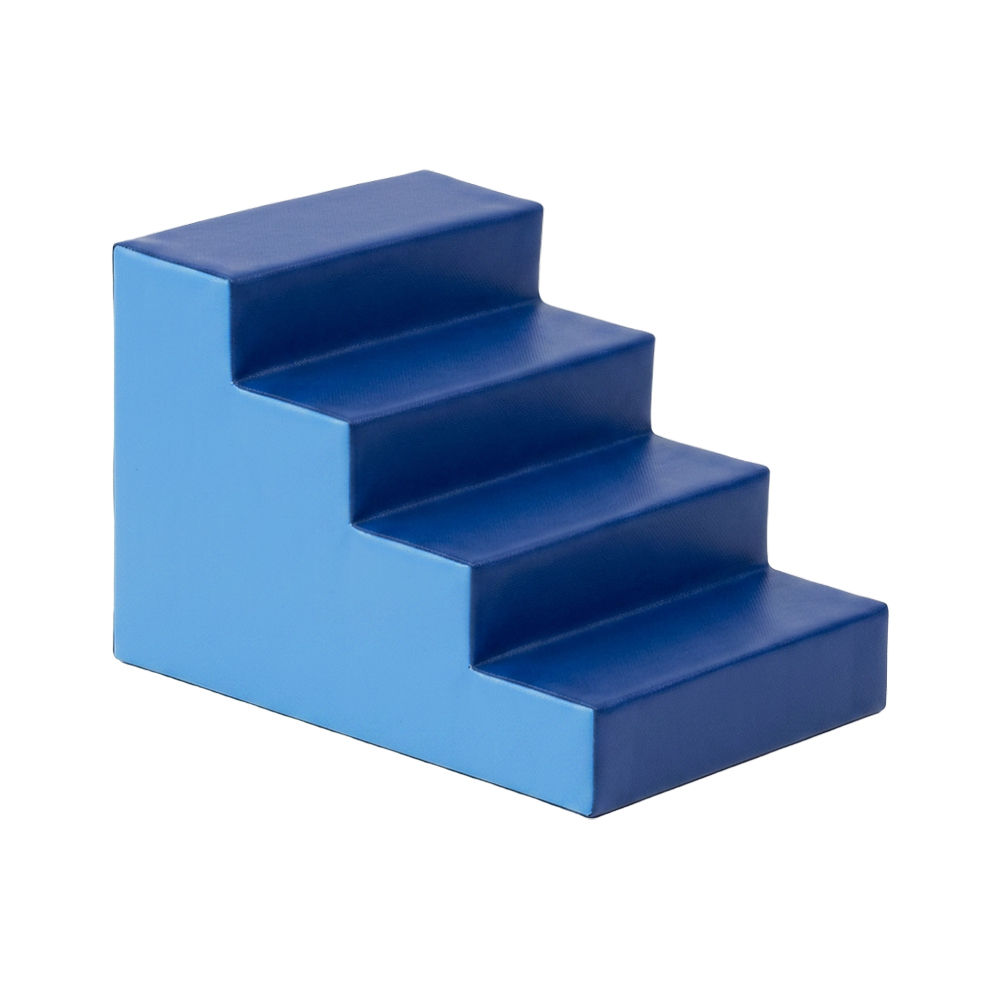 Baustein Schaumstoff Treppe MAXI 4-stufig blau_130505-01